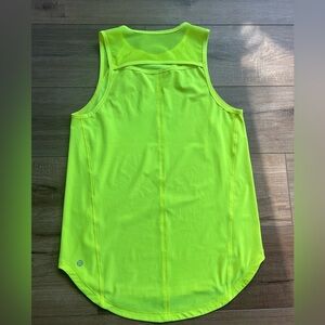 Lululemon Sculpt Tank Top Highlight Yellow Size 6